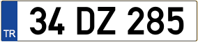 Truck License Plate
